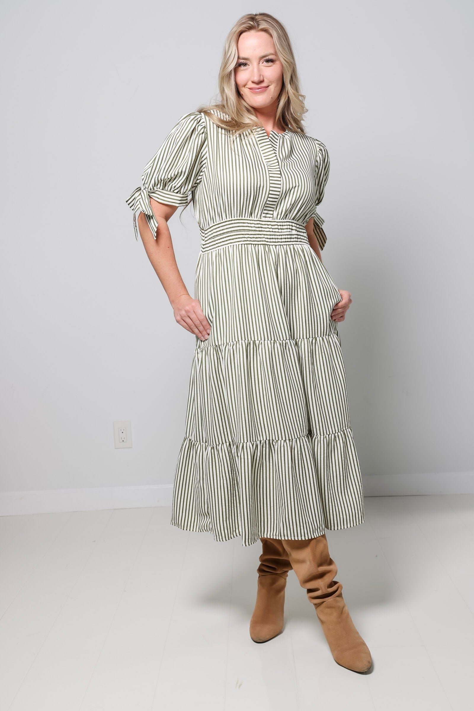 she and sky striped dress Striped Button-Down Mini Dress - She + Sky