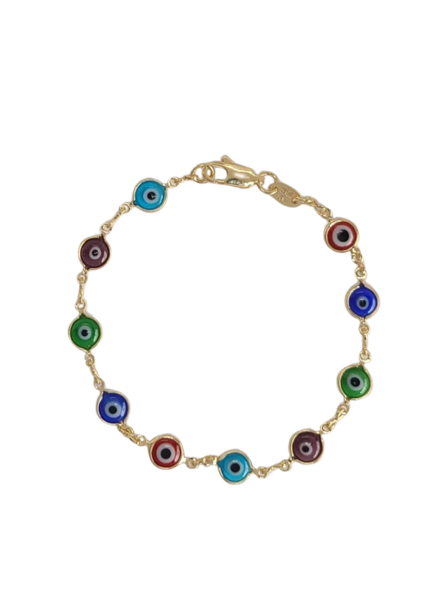 18K Evil Eye Bracelet-630 ACCESSORIES - BRACELET-FORMAL SOCIETY