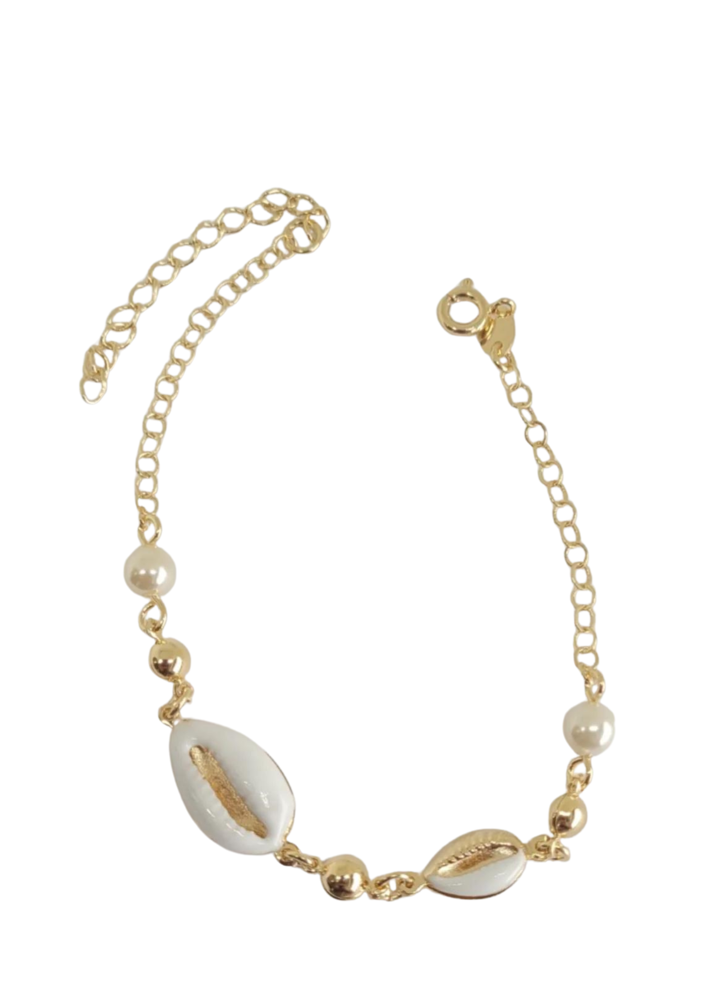 18K Gold Filled Shell Bracelet-630 ACCESSORIES - BRACELET-FORMAL SOCIETY