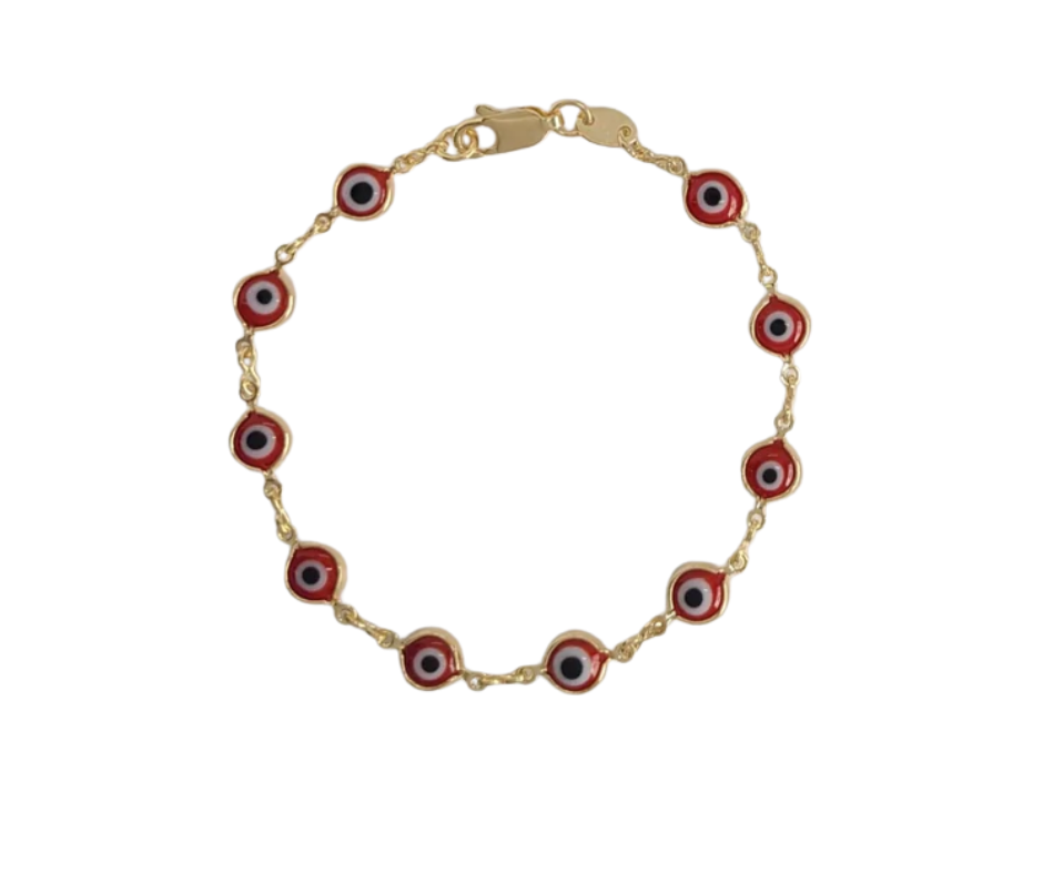 18K Evil Eye Bracelet
