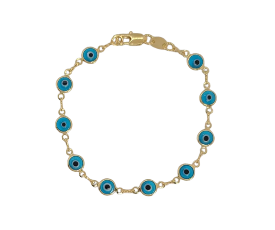 18K Evil Eye Bracelet