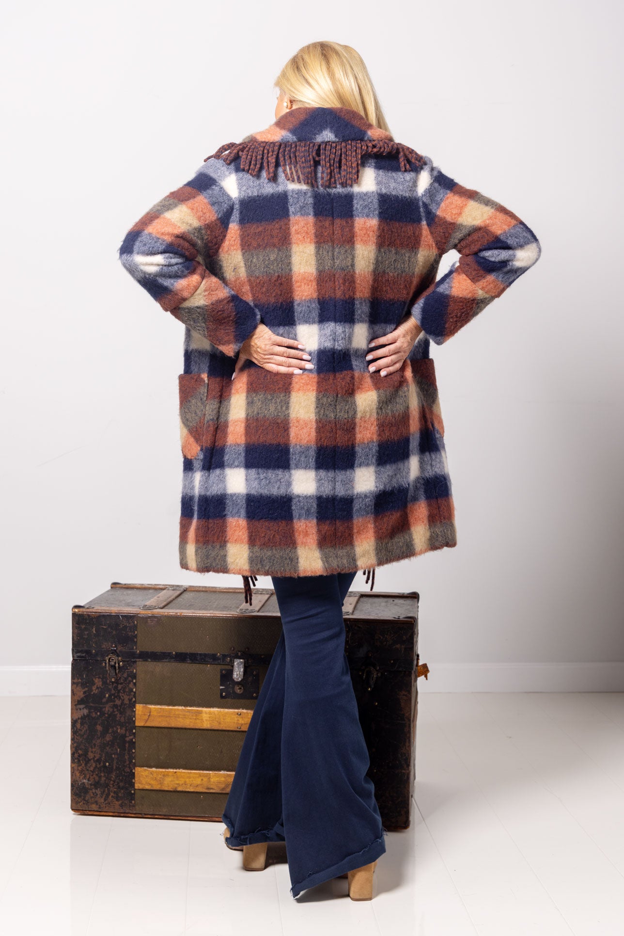 Kourtney Plaid Coat
