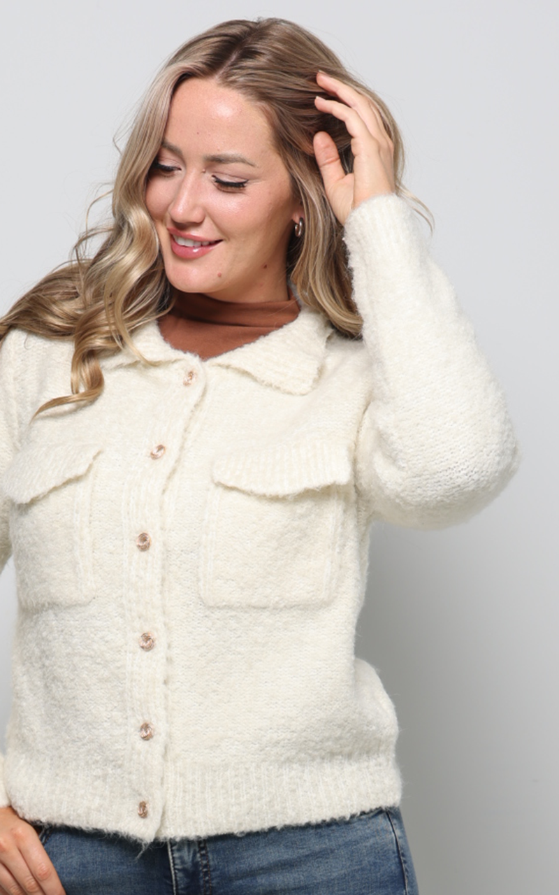 Cozy Button Down Sweater