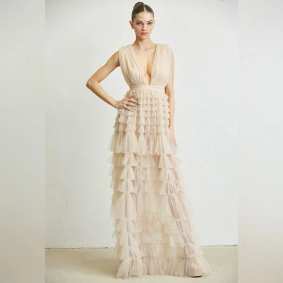 Blithe Tiered Dress-130 RTW DRESS - COCKTAIL-FORMAL SOCIETY