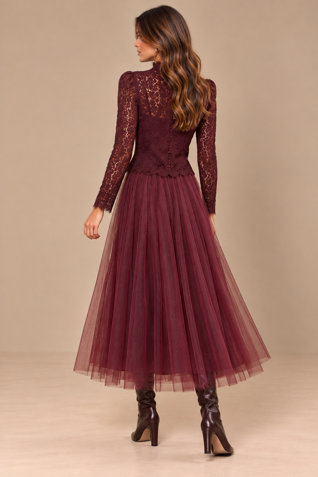 Amber Slim Fit Tulle Skirt