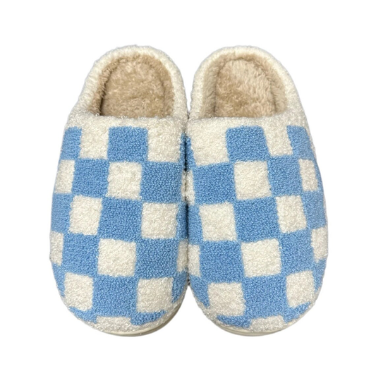 Checkered Slipper-700 SHOES - SLIPPER-FORMAL SOCIETY