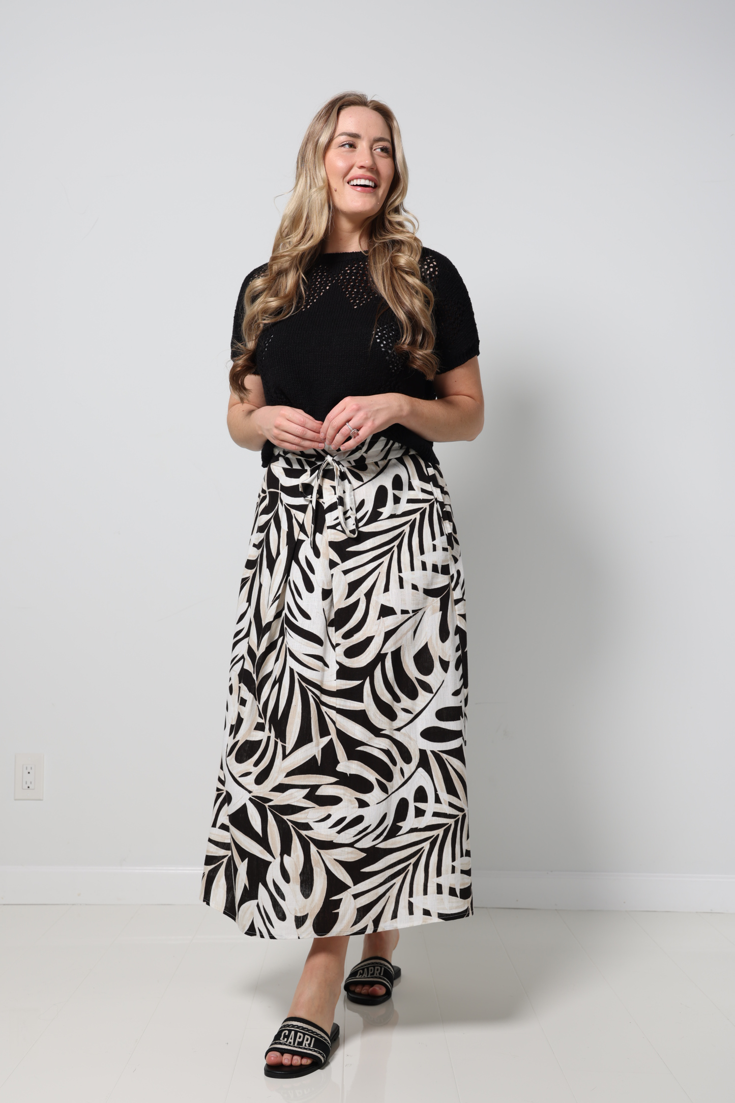 Cheyenne Floral Skirt-420 RTW BOTTOM - SKIRT-FORMAL SOCIETY
