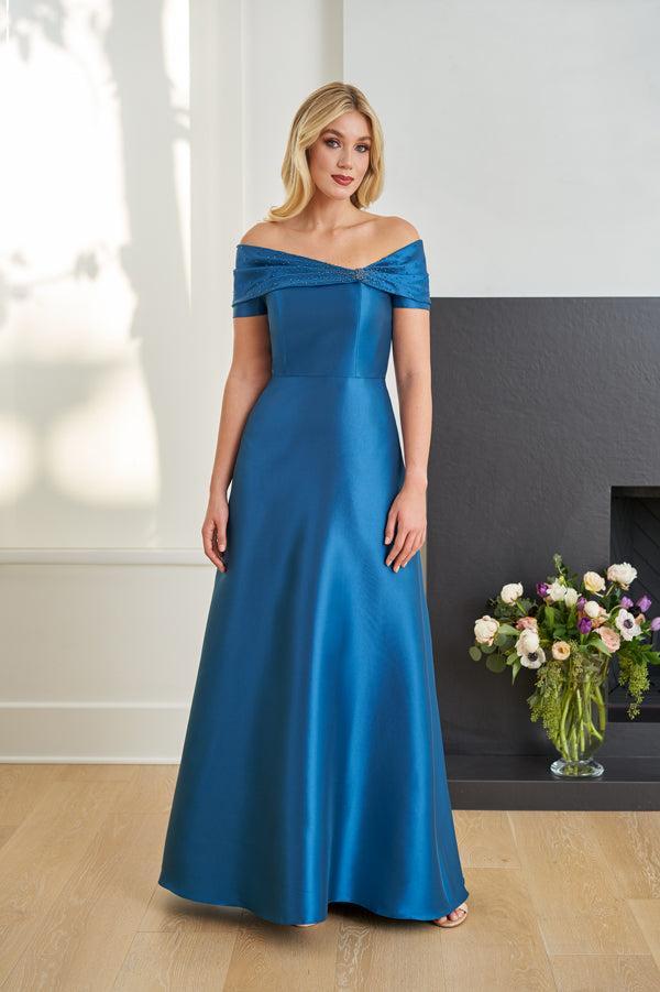 Classic Mikado A-line Gown - K258062-999 FORMAL - MOB-FORMAL SOCIETY