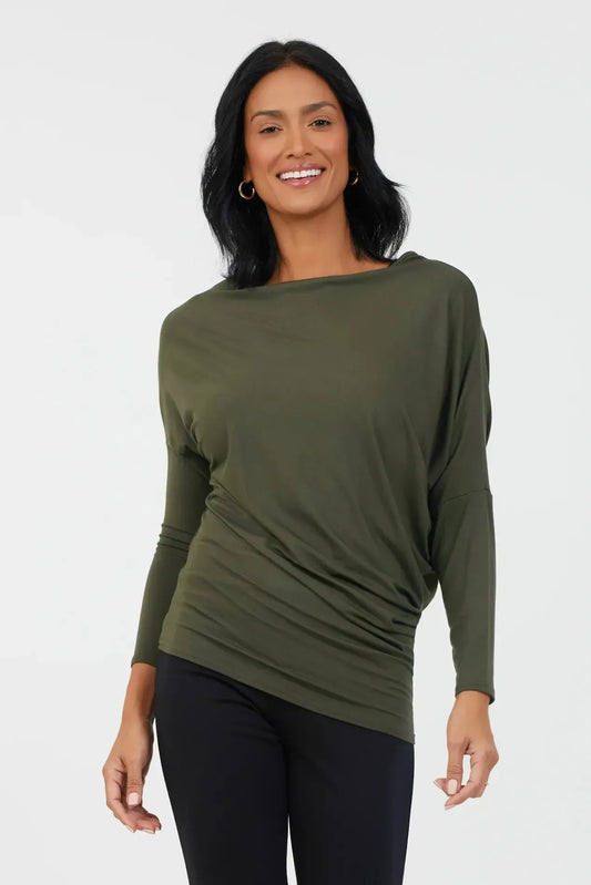 Delaney Asymetric Top-300 RTW TOP - LONG SLEEVE-FORMAL SOCIETY