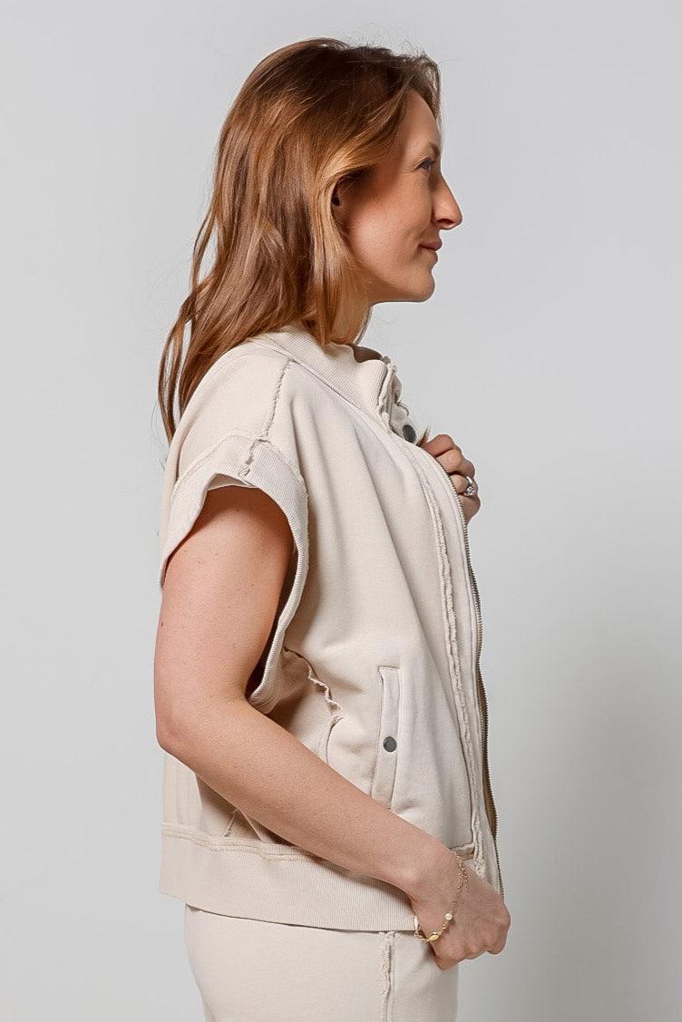 Elan Zipper Top-201 RTW OUTERWEAR-FORMAL SOCIETY