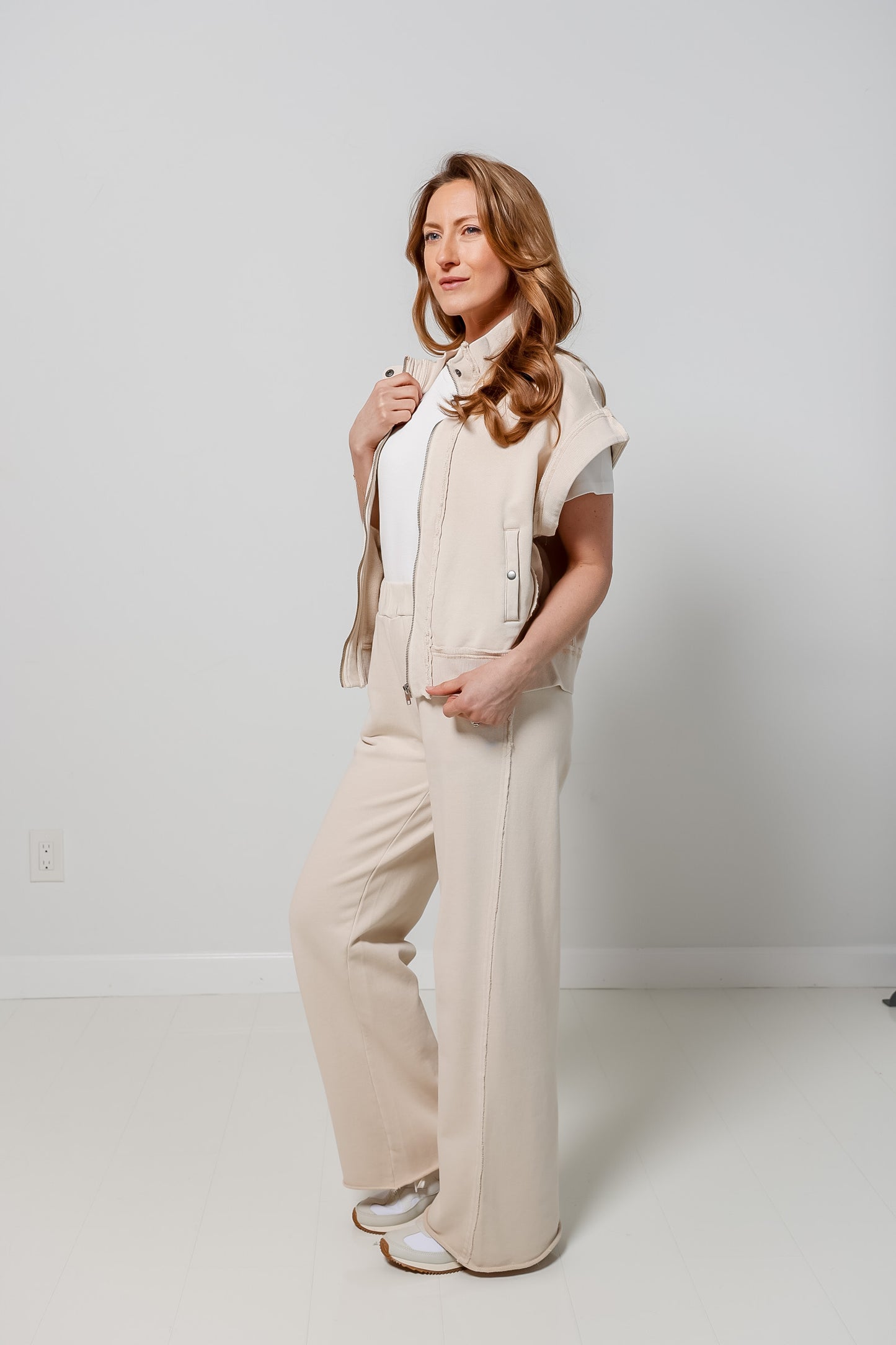 Elan Zipper Top-201 RTW OUTERWEAR-FORMAL SOCIETY