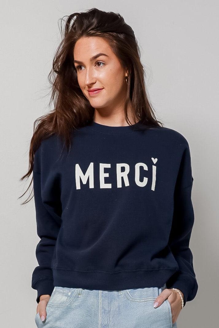 First Date Sweatshirt Merci-300 RTW TOP - SWEATSHIRT-FORMAL SOCIETY