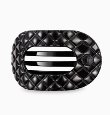 Flat Round | Quilted Hair Clips
