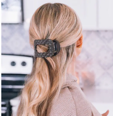 Flat Round | Quilted Hair Clips