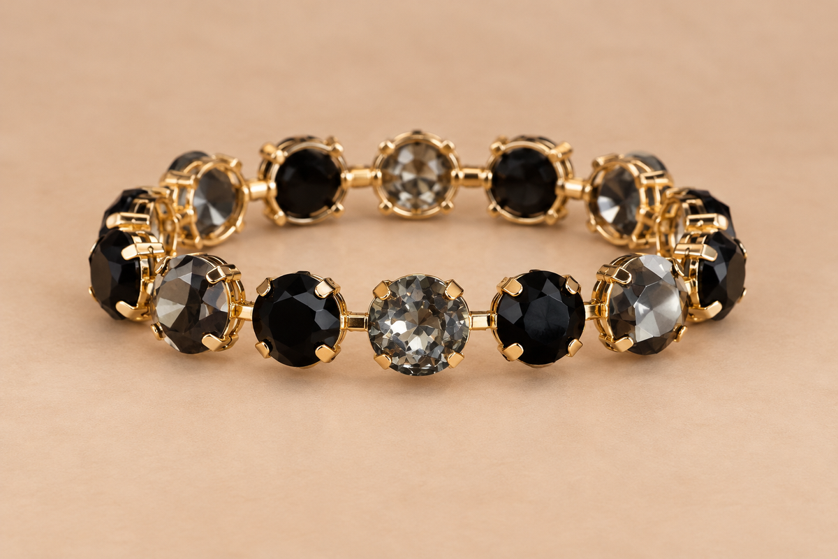 Dark & Smoky Statement Bracelet