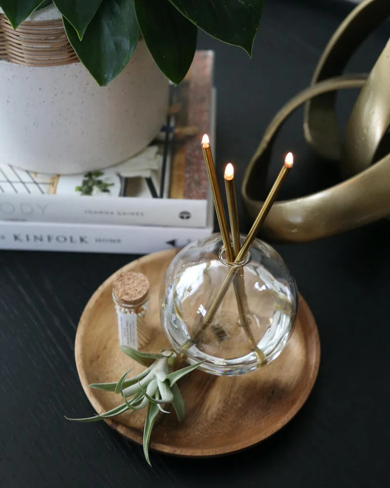 Neva Clear Candle Holder