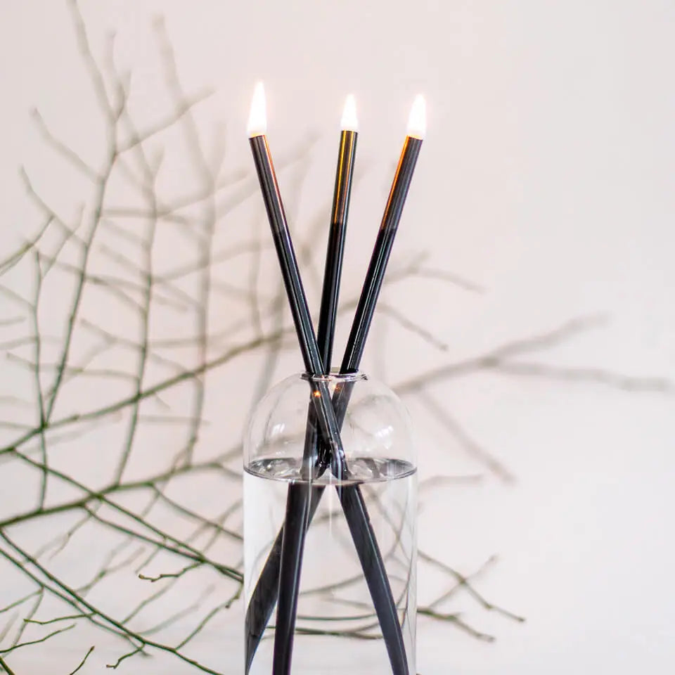 Black  Everlasting Candles