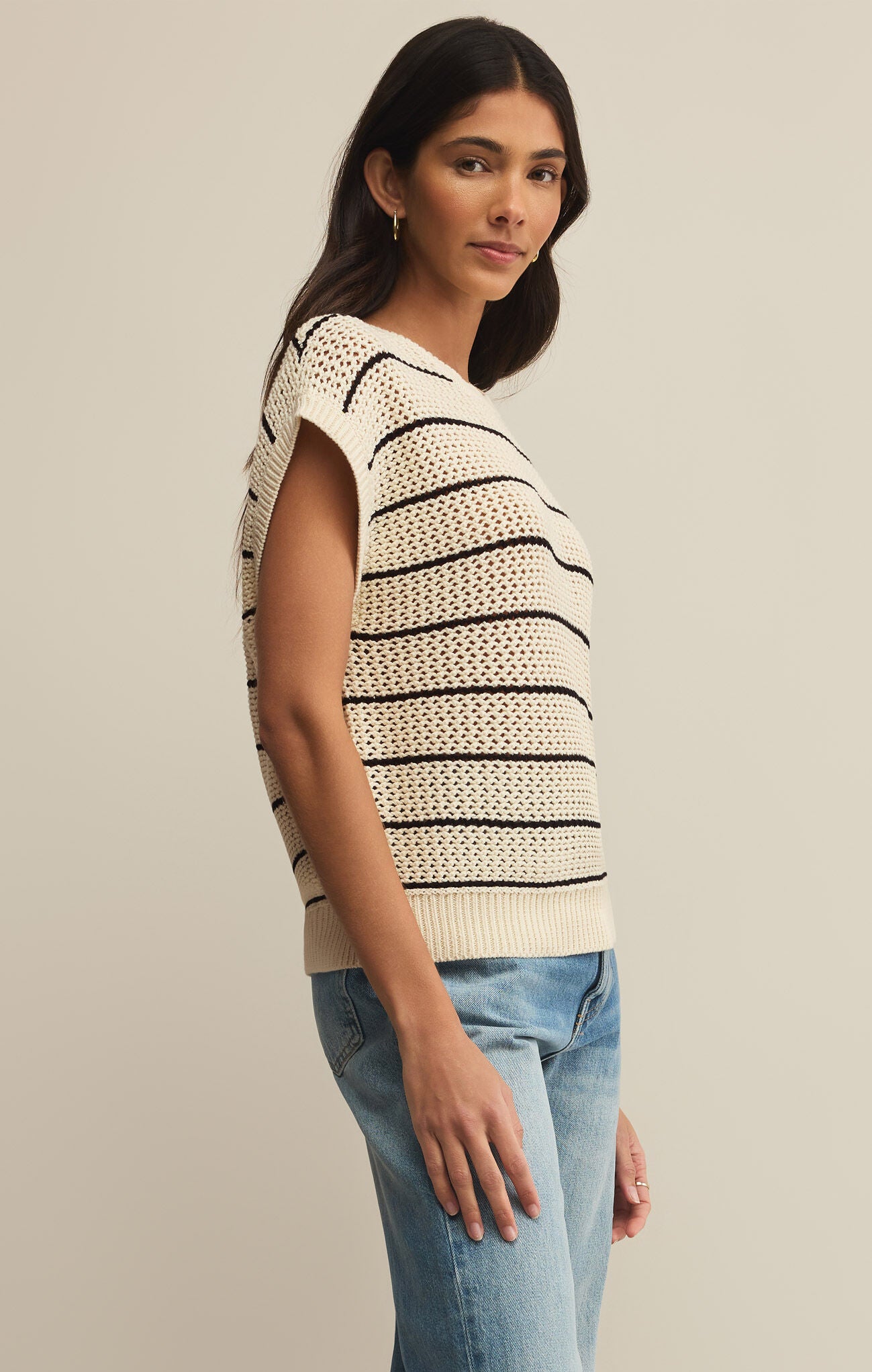 Ines Striped Sweater-340 RTW TOP - SWEATER-FORMAL SOCIETY