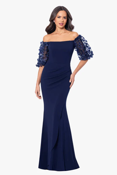Jodi Floral Sleeve Dress-100 FORMAL DRESS - MAXI-FORMAL SOCIETY