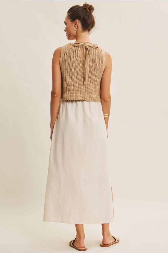 Khloe Two-fer Midi Dress