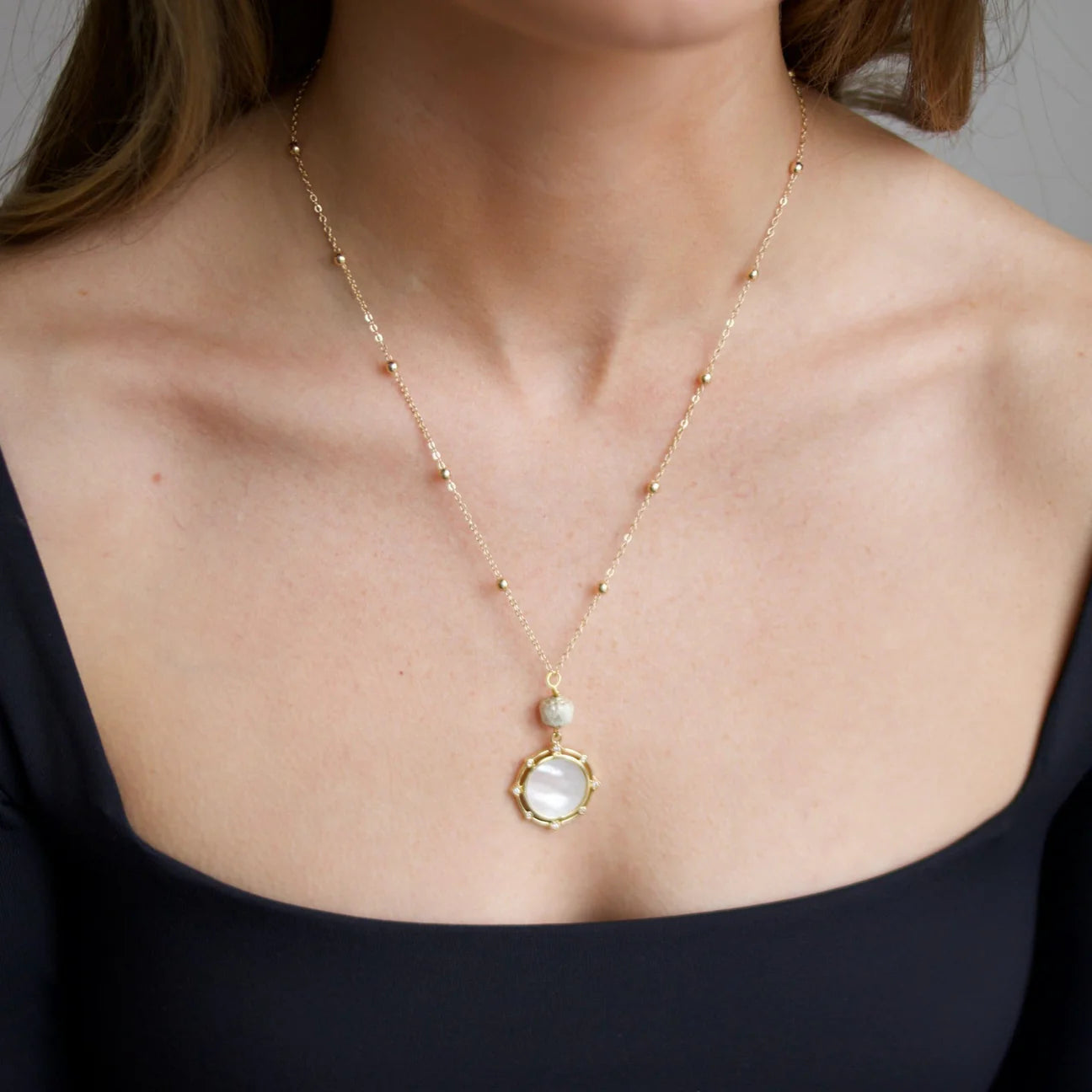 Regal Necklace-620 ACCESSORIES - NECKLACE-FORMAL SOCIETY