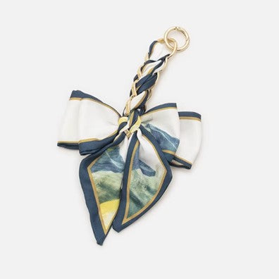 Handbag Bow Scarf Keychain