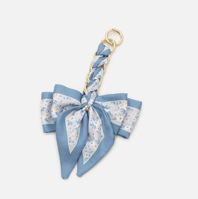 Handbag Bow Scarf Keychain