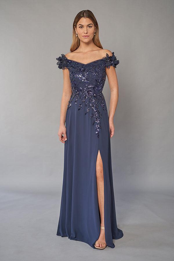 Special Order: Glamorous Sequin Lace and Chiffon A-line Gown - K268066-999 FORMAL - MOB-FORMAL SOCIETY