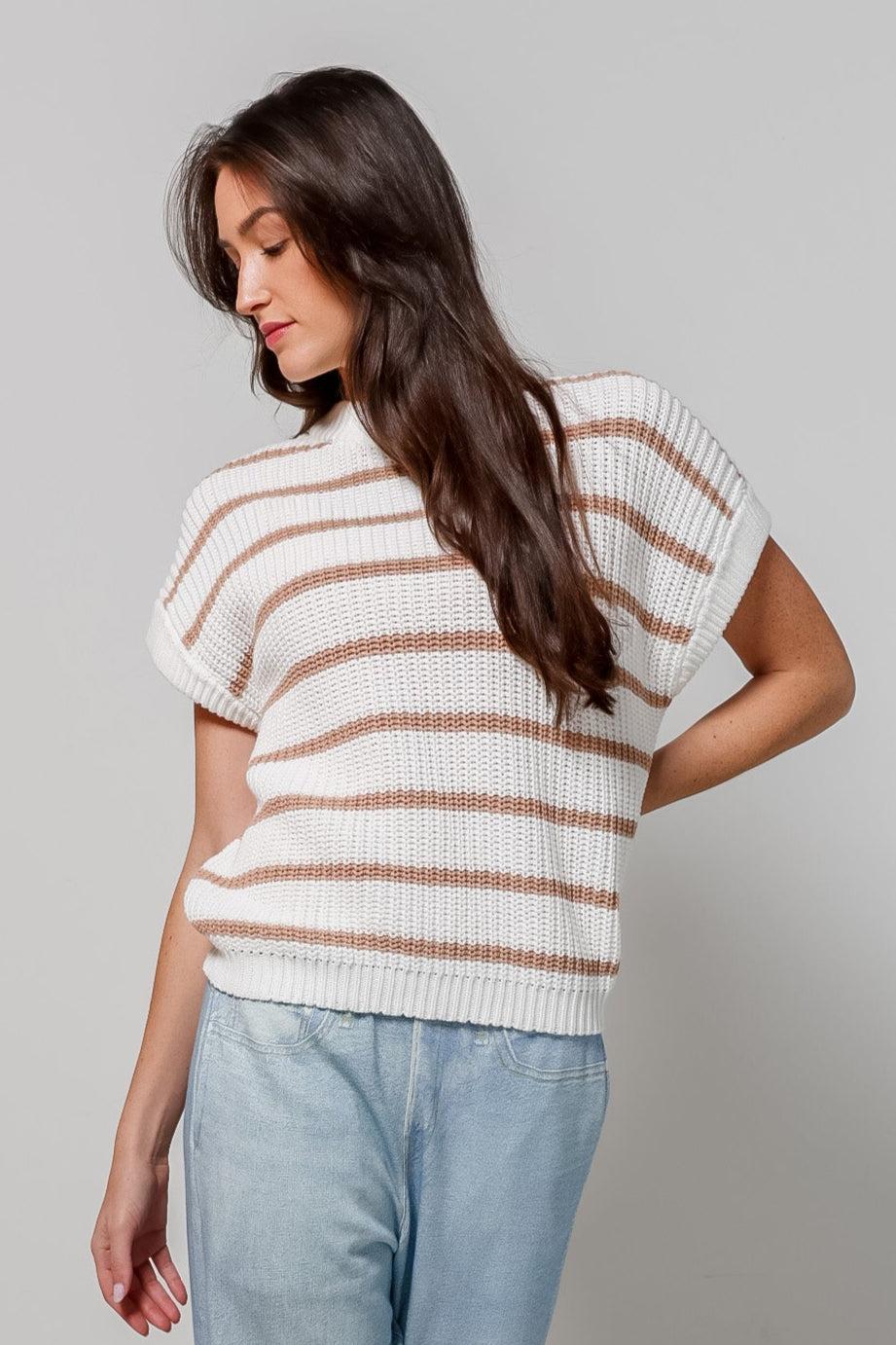 Striped Spring Sweater-340 RTW TOP - SWEATER-FORMAL SOCIETY