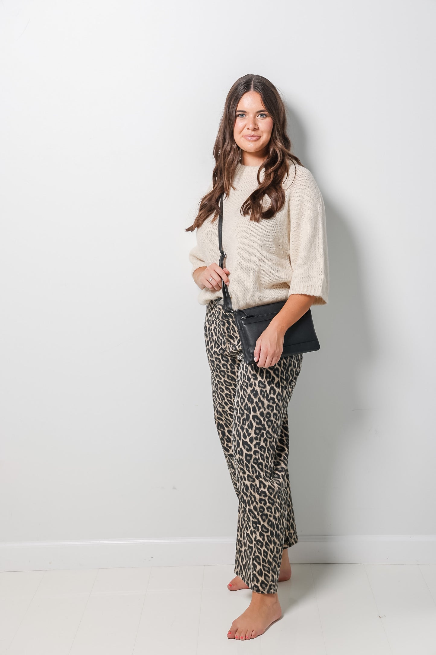 High Rise Leopard Barrel