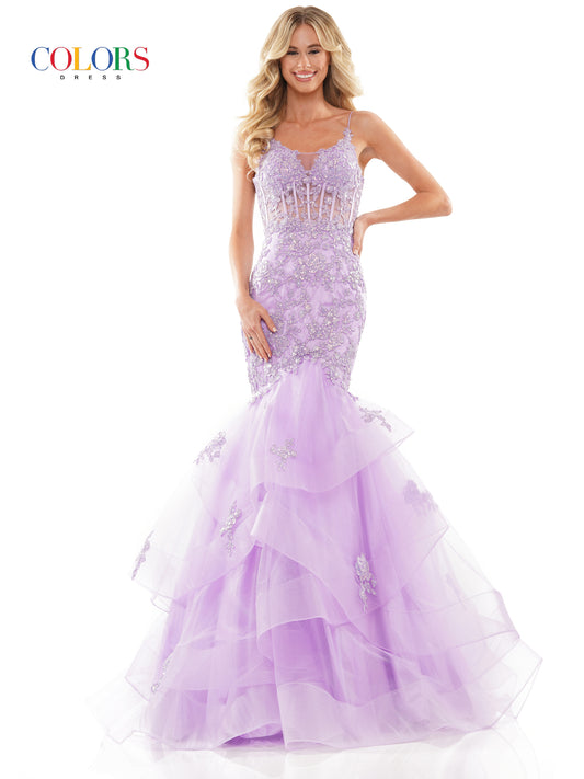 2899 COLORS Dress - LILAC-999 FORMAL - PROM-FORMAL SOCIETY