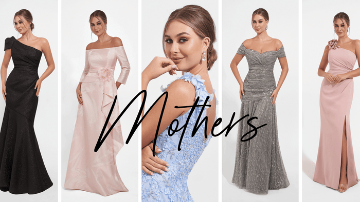 several images of mother of the bride, mother of the groom dresses