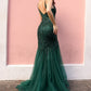Mermaid Prom Dress with Sheer Mermaid Skirt