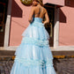Lavender Tiered Ballgown