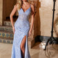 Enchanging Long Fully Beaded Prom Dress