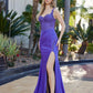 Stunning stretch jersey prom dress