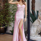 Twist Front Sweetheart-Prom Dress