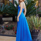 Simple Stretch Satin Prom Dress