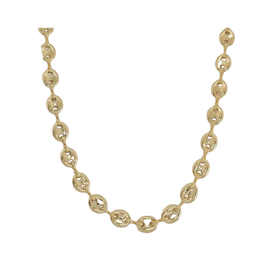 18" Puff Mariner Chain-620 ACCESSORIES - NECKLACE-FORMAL SOCIETY