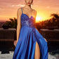 satin prom dress