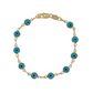 18K Evil Eye Bracelet