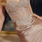 Shiny Satin Prom Dress with Sweetheart Bustline