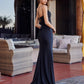 Stunning stretch jersey prom dress