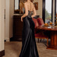 Prom Dress with Sweetheart Stoned Bodice