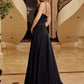 Simple Stretch Satin Prom Dress
