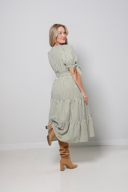 Striped Midi Dress
