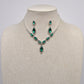 2 pc Crystal Emerald Set