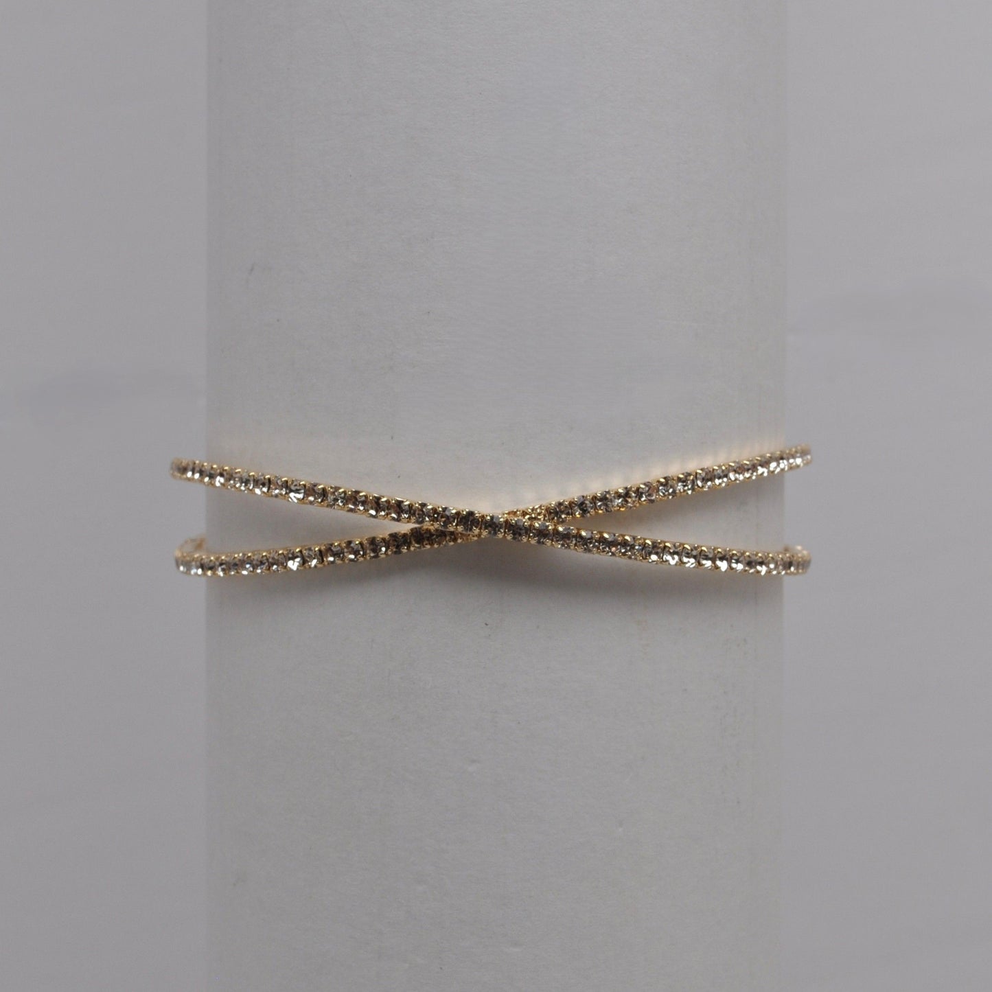 Crystal X Cuff Bracelet