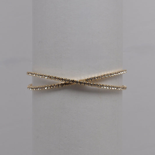 Crystal X Cuff Bracelet