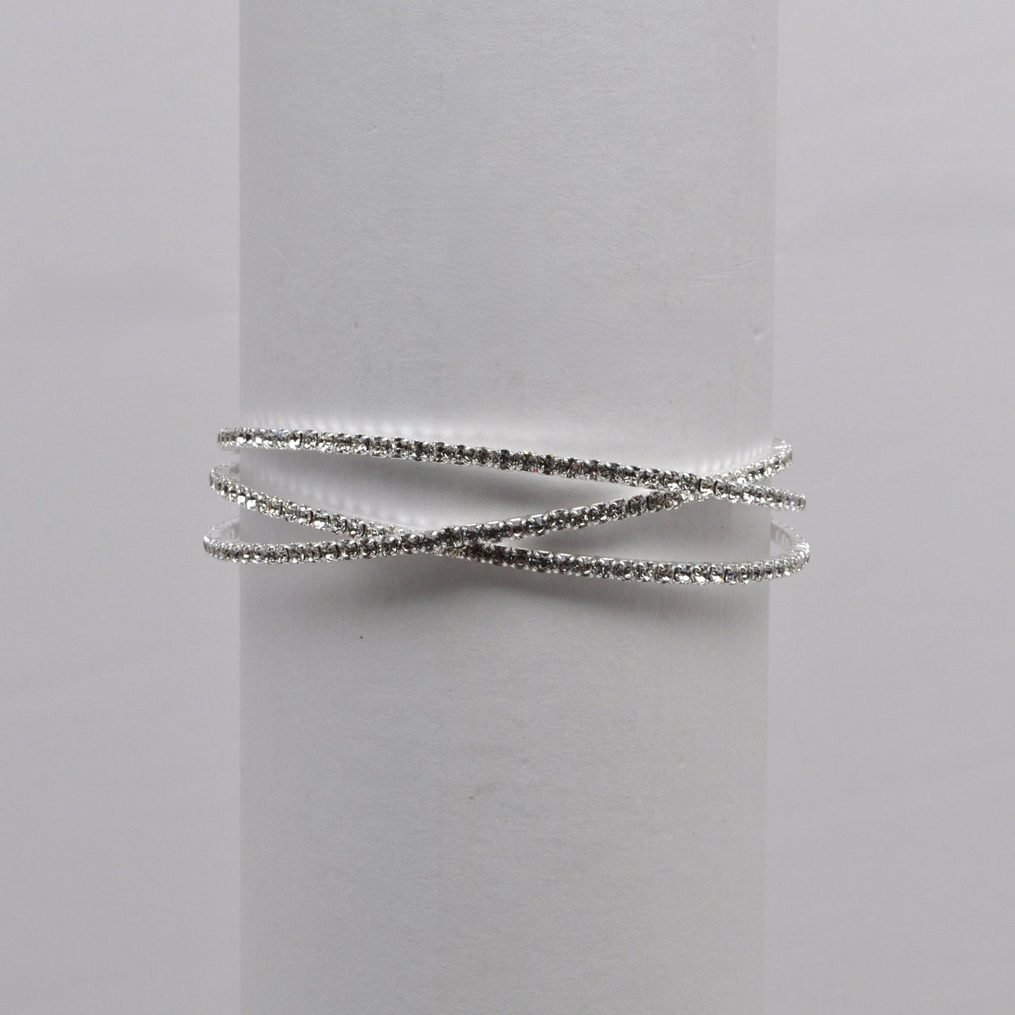 Crossover Crystal Bracelet